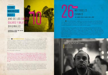 Presskit tipo guía de televisión